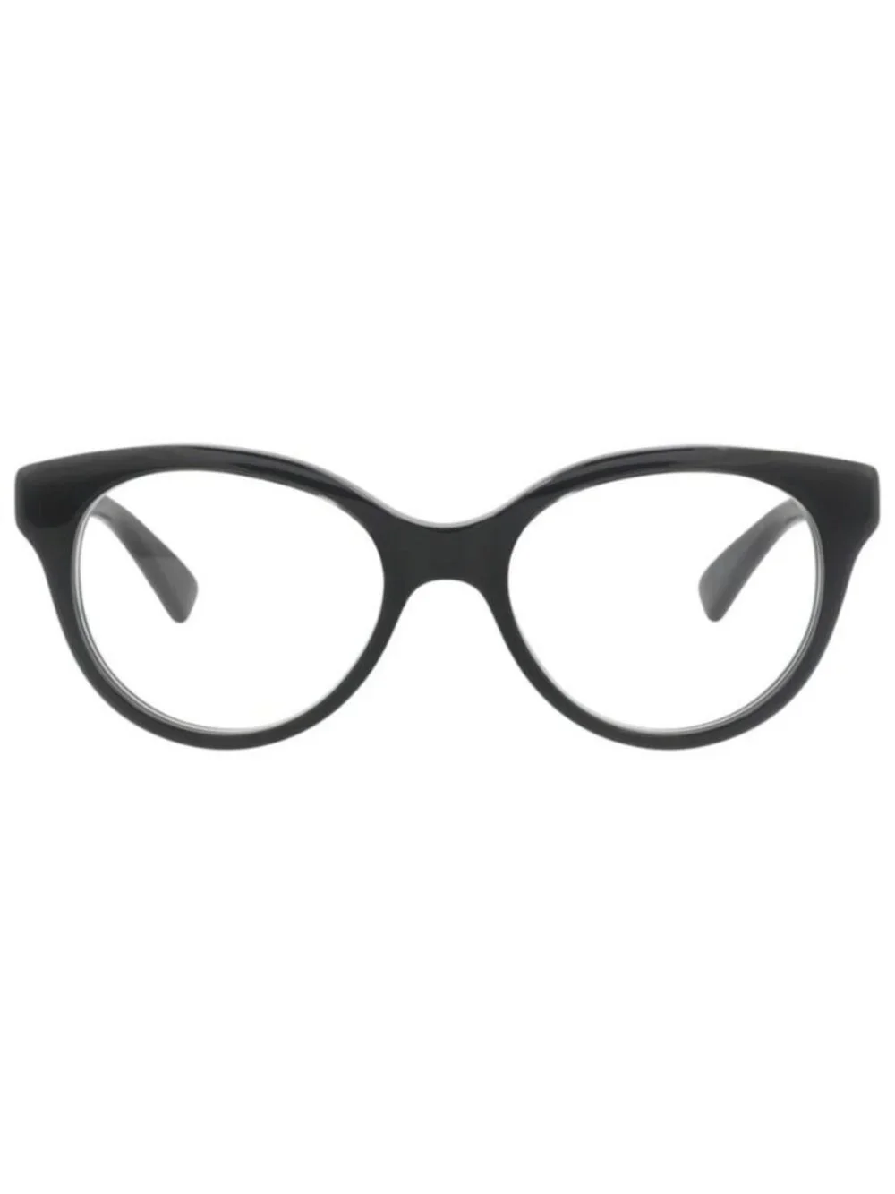 New Gucci Womens Cat Eye Black Black Transparent Fashion Designer Eyeglasses